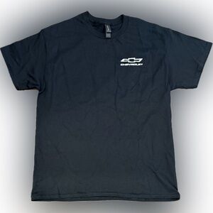 Gildan Black Chevrolet T-Shirt | Sz L